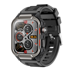 Smart Watch for Men 3ATM Waterproof Smartwatch 1.96 inch screen for Android and iOS Phones Fitness Tracker Watch with 100+ Sports Modes