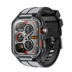 Smart Watch for Men 3ATM Waterproof Smartwatch 1.96 inch screen for Android and iOS Phones Fitness Tracker Watch with 100+ Sports Modes