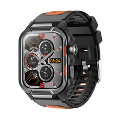 Smart Watch for Men 3ATM Waterproof Smartwatch 1.96 inch screen for Android and iOS Phones Fitness Tracker Watch with 100+ Sports Modes