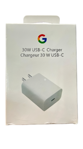 Google 30W USB Type-C Charger Adapter, Fast Charging for Pixel 8/7/6/5 Pro 7A/6A Rapid Support