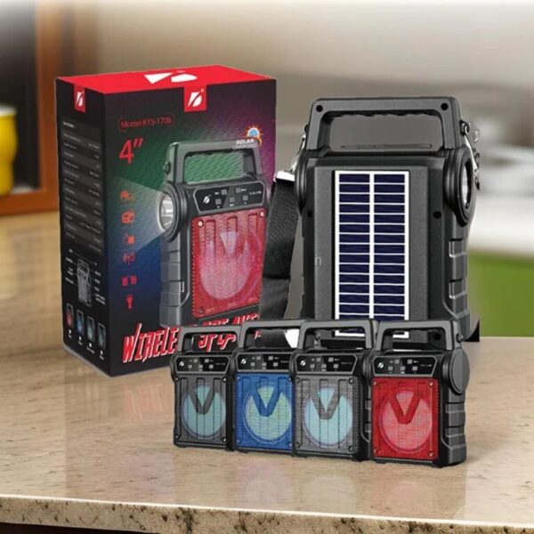 KTS-1706 wireless solar-charging speaker